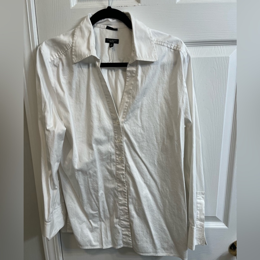 Talbots button up shirt with stretch